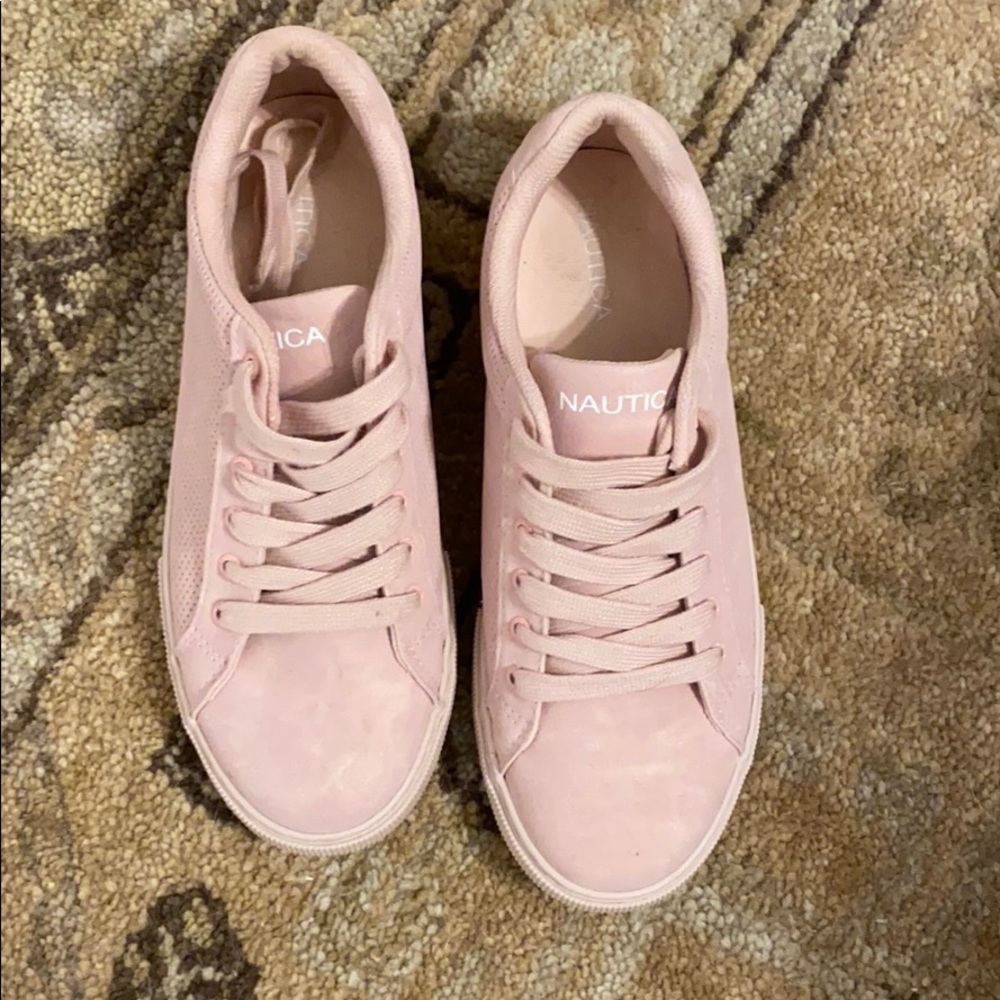 Nautica pink sneakers